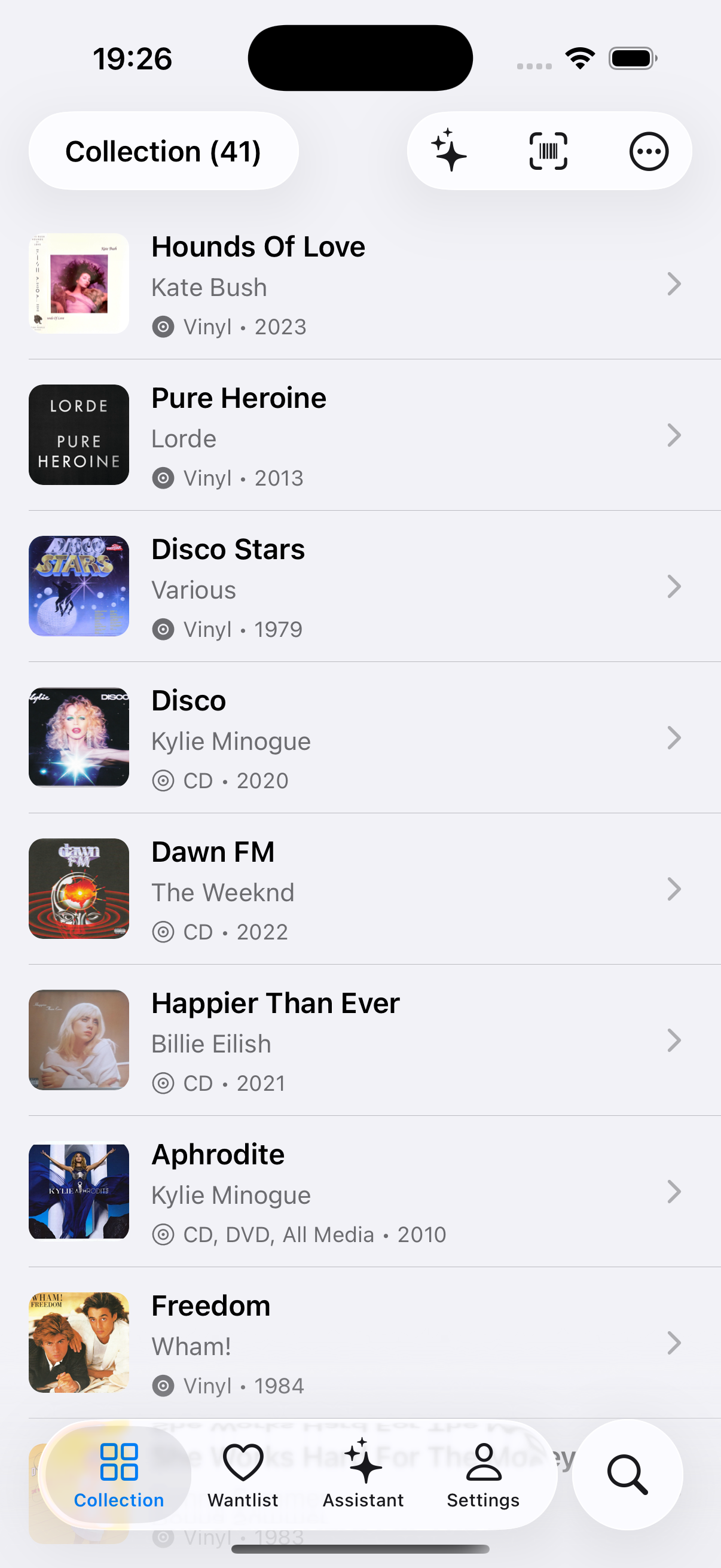 Collection List