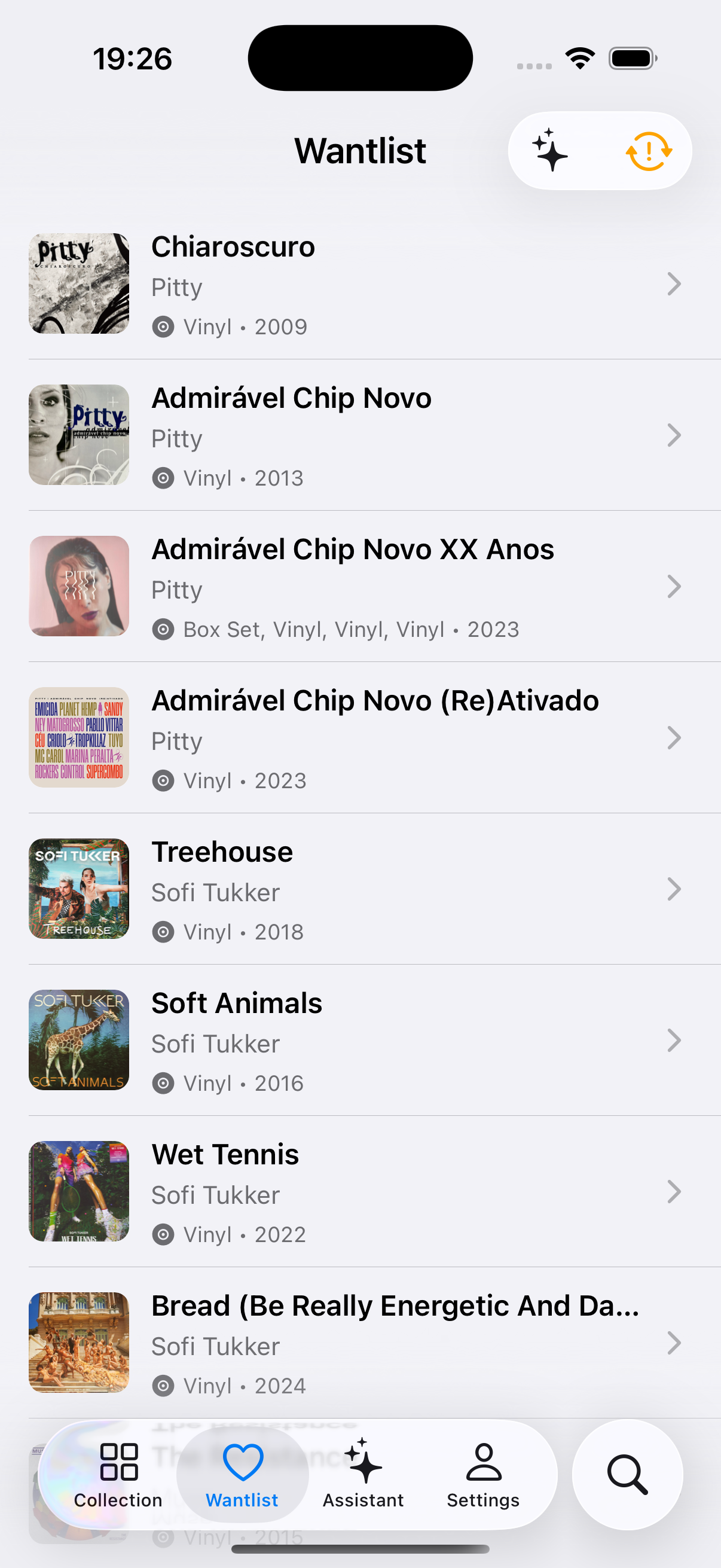 Wantlist